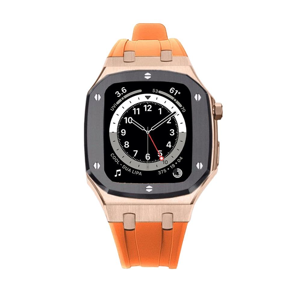 Apple Watch Rugged Rubber Case for iWatch Series 6/7 - Shockproof Protective Cover for Outdoor Sports & Fitness Activities