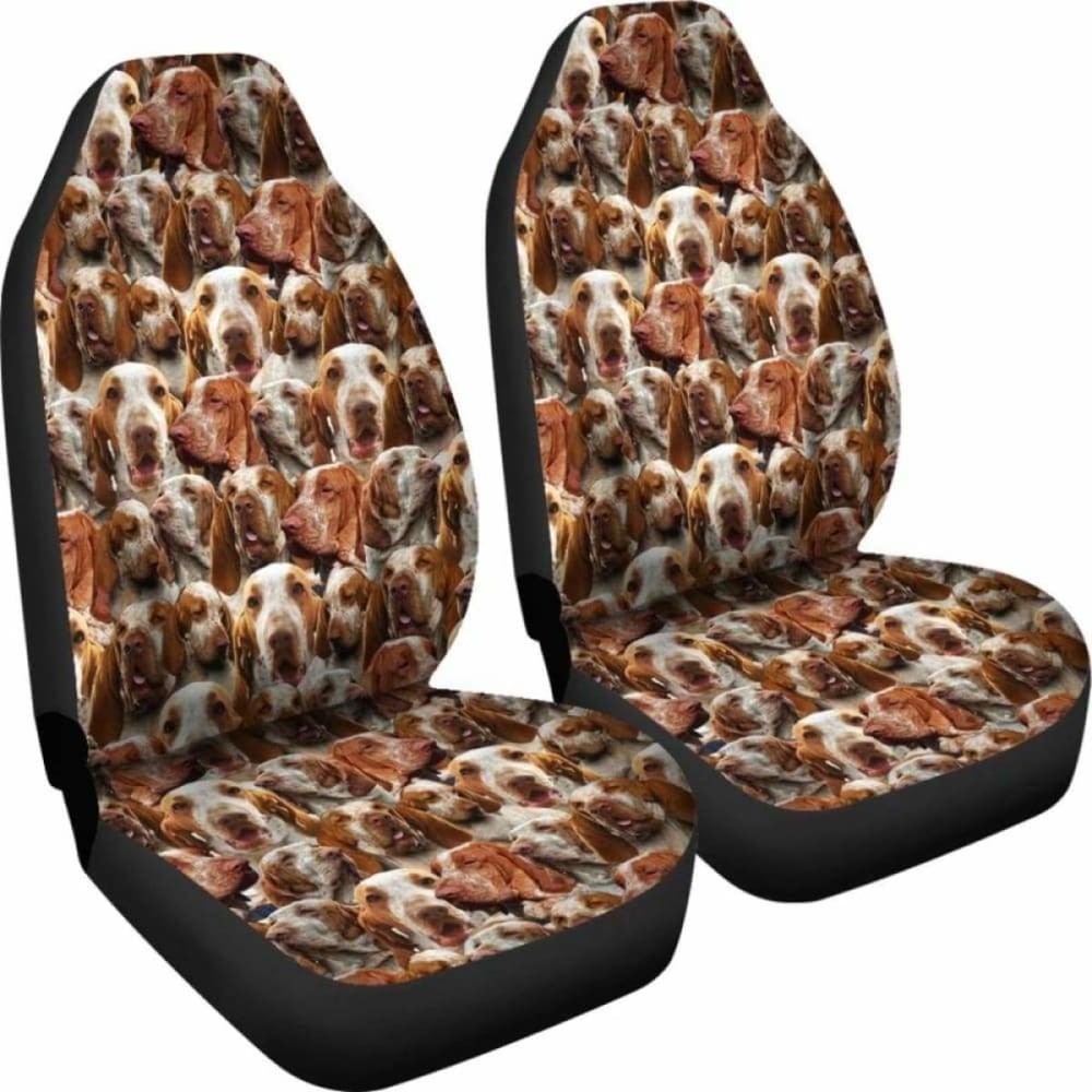 Bracco Italiano Full Face Car Seat Covers 090629 - Premium Pet Protection for Cars, Trucks & SUVs - Perfect for Travel, Daily Commutes & Outdoor Adventures
