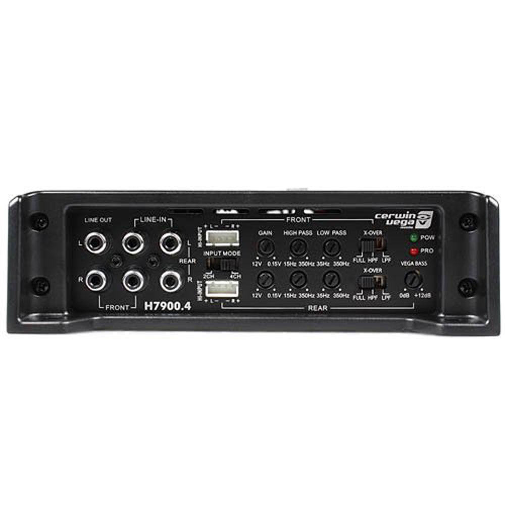 Cerwin Vega H7900.4 900W Max (360W RMS) HED 7 Series 4 Channel Car Amplifier - High Power Audio System for Cars, Trucks & SUVs - Perfect for Upgrading Your Vehicle Sound System