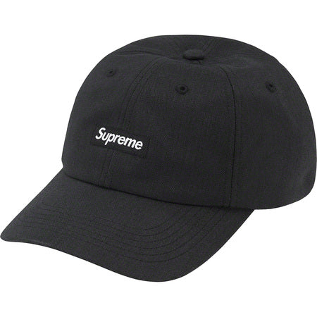 Supreme Brushed Cordura Small Box 6-Panel Black Hat - Stylish Streetwear Cap for Men & Women | Perfect for Urban Fashion, Hip-Hop Style & Outdoor Activities