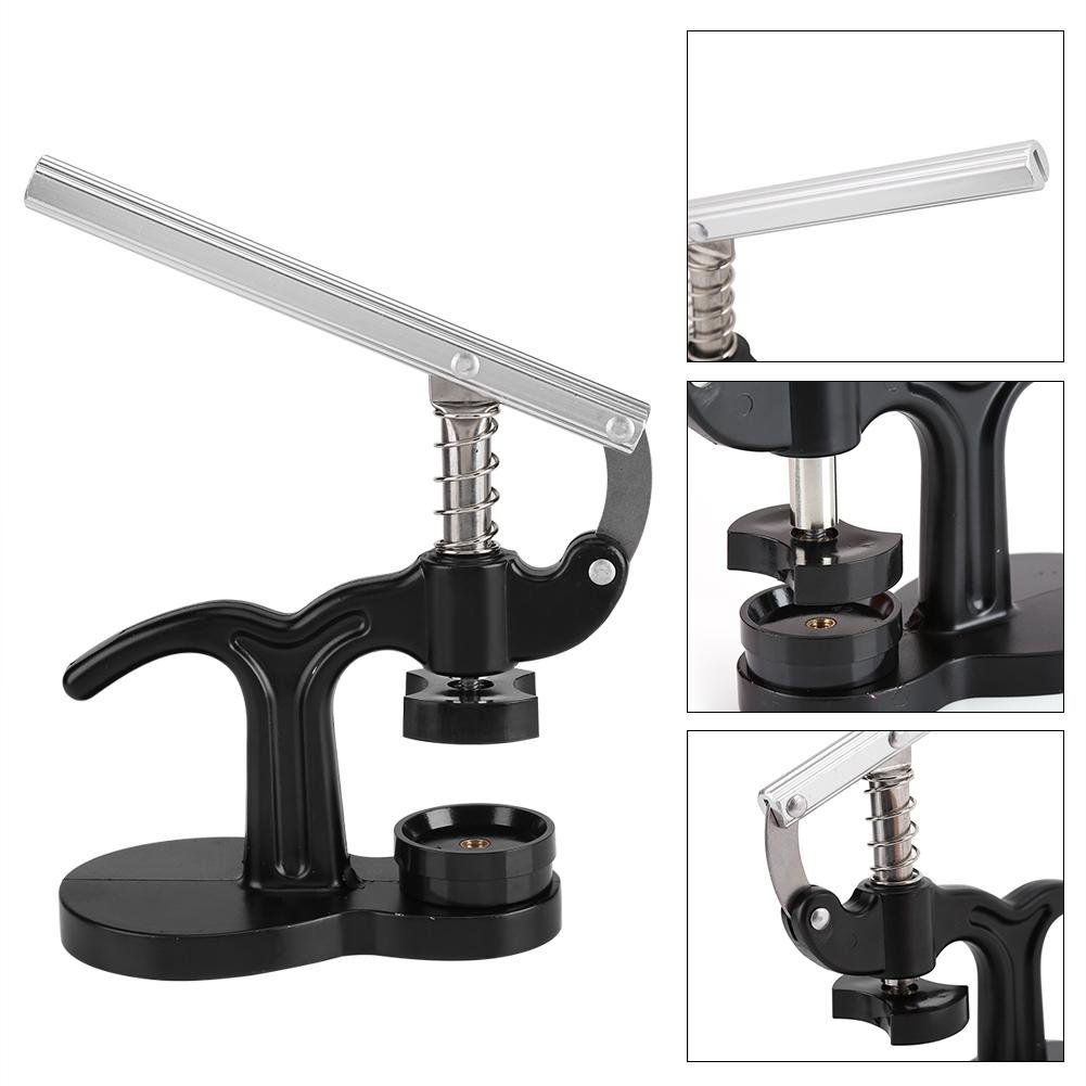 GOTOTOP Watch Press Set with 12 Dies - Professional Watch Back Case Cover Press Closer Tool for Watch Repair & Maintenance | Ideal for Watchmakers, Jewelers & DIY Enthusiasts