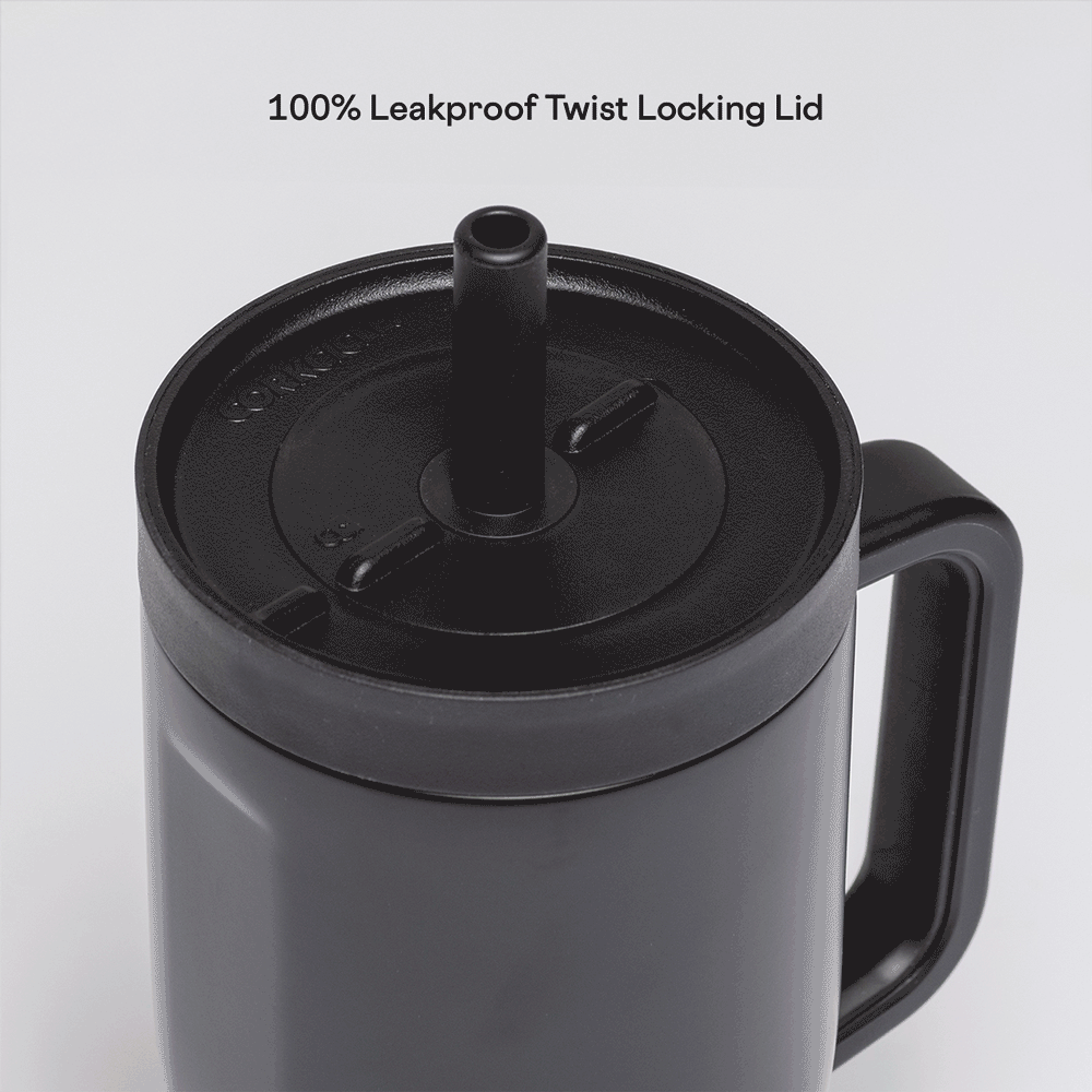 Leakproof 22oz Cruiser Lid - Spill-Proof Travel Mug Lid for Coffee, Tea & Smoothies - Perfect for Commuting, Hiking & Outdoor Adventures