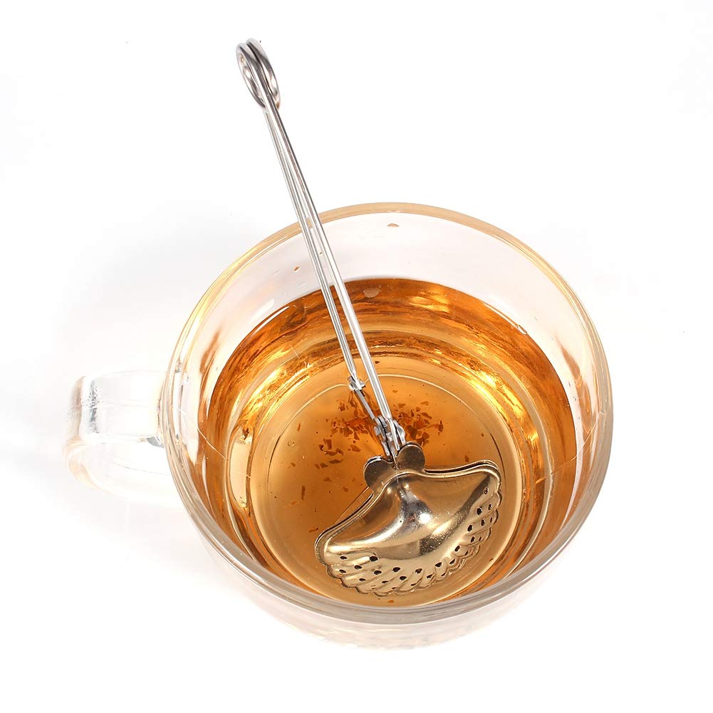 Premium Stainless Steel Tea Infuser - Fine Mesh Tea Strainer for Loose Leaf Tea, Rust-Proof & Durable - Perfect for Kitchen, Office, or Living Room Tea Brewing
