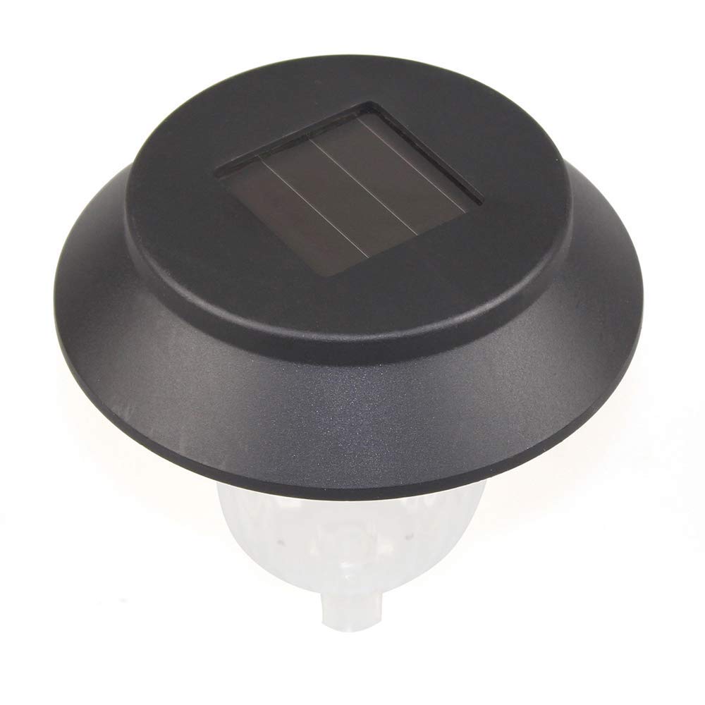 Ubersweet® 4 Pack Solar Garden Lights Outdoor - Color Changing LED Pathway Lamps for Patio, Lawn, Yard Walkway - Waterproof Landscape Lighting for Garden Decoration | Perfect for Evening BBQs, Pool Parties & Pathway Illumination