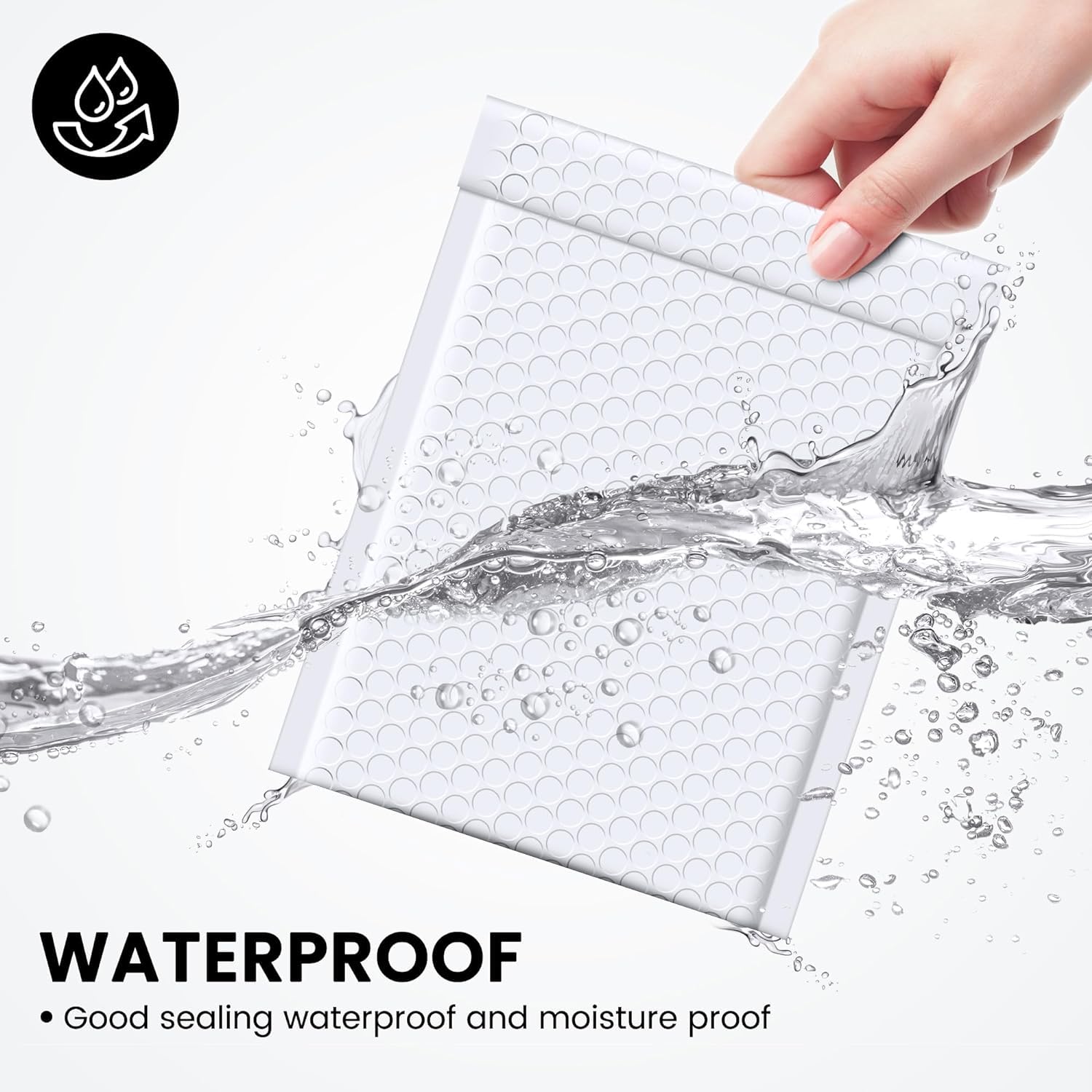 Fuxury 6x10 Inch Bubble Mailers 600 Pack - White Padded Envelopes with 6x9