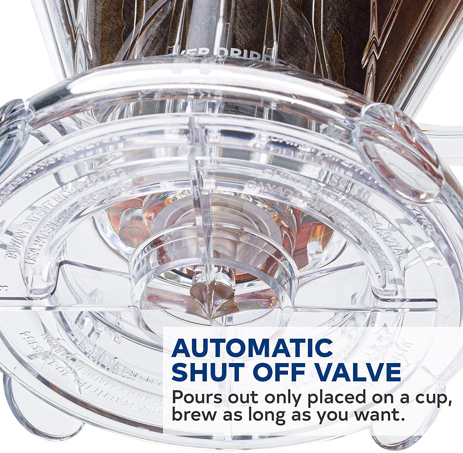 Clever NEW Yellow Coffee Dripper - BPA-Free Plastic Manual Pour Over Coffee Maker (10 Fl Oz) for Hot & Cold Brew - Perfect for Home, Office & Camping Use