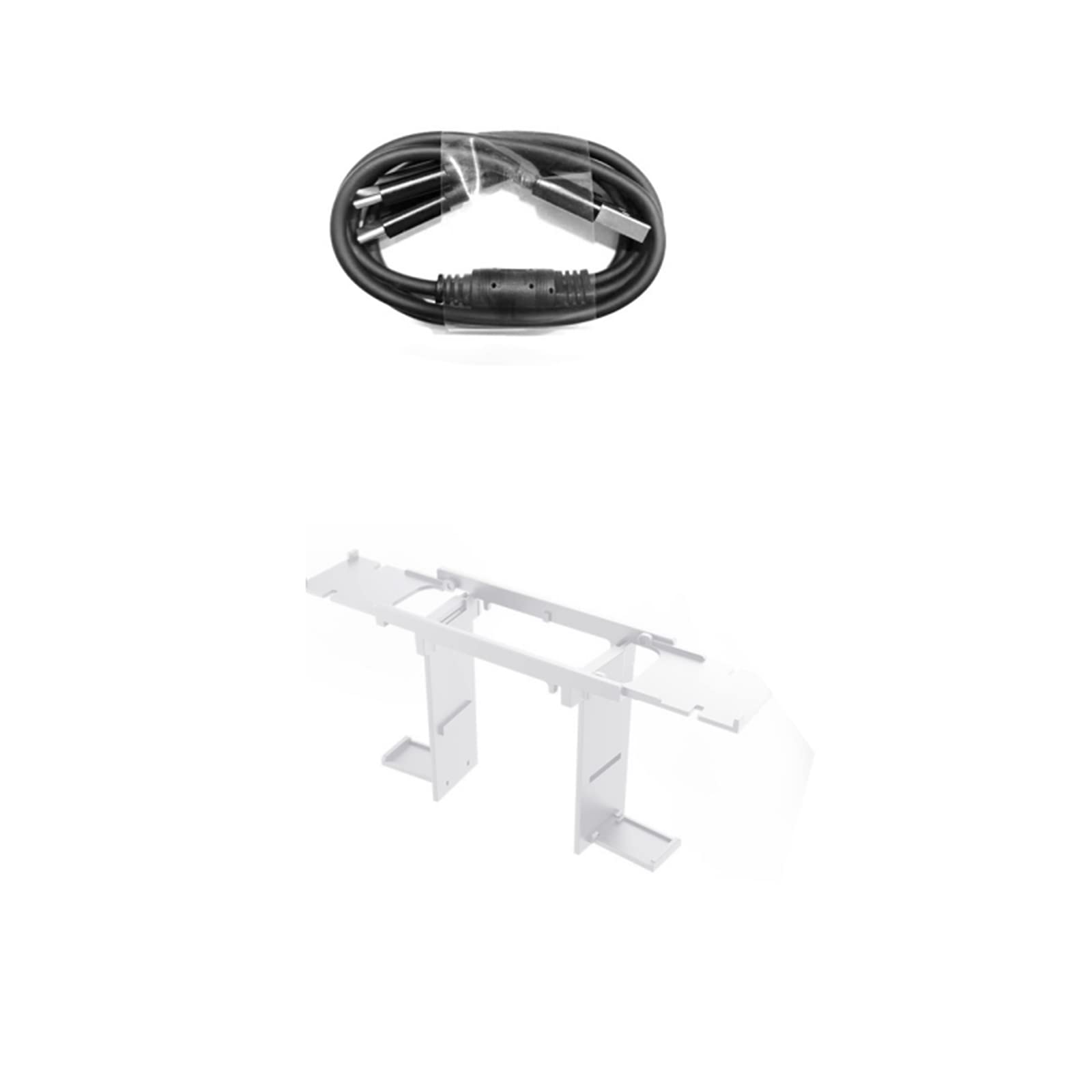 PSVR2 VR Headset Controller Stand with Charging Dock - Wireless VR Headset Holder with 60cm Charging Cable - Perfect for PS5 VR Gaming Setup & Organized Storage