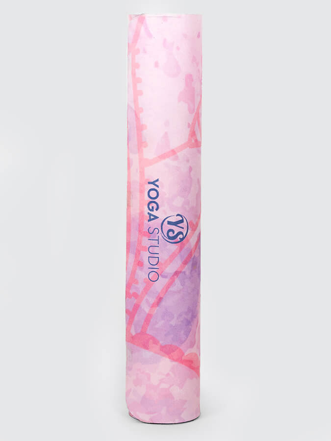 Eco-Friendly Vegan Suede Microfiber Yoga Mat 4mm - Non-Slip, Cushioned for Hot Yoga, Pilates & Home Workouts - Perfect for Beginners & Professionals