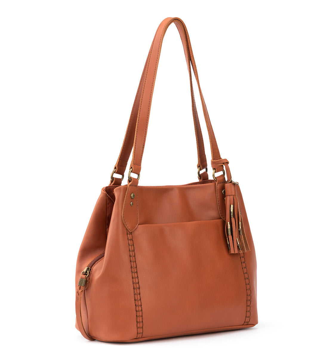 Melrose Genuine Leather Satchel Bag for Women - Stylish Crossbody Purse for Work, Travel & Everyday Use
