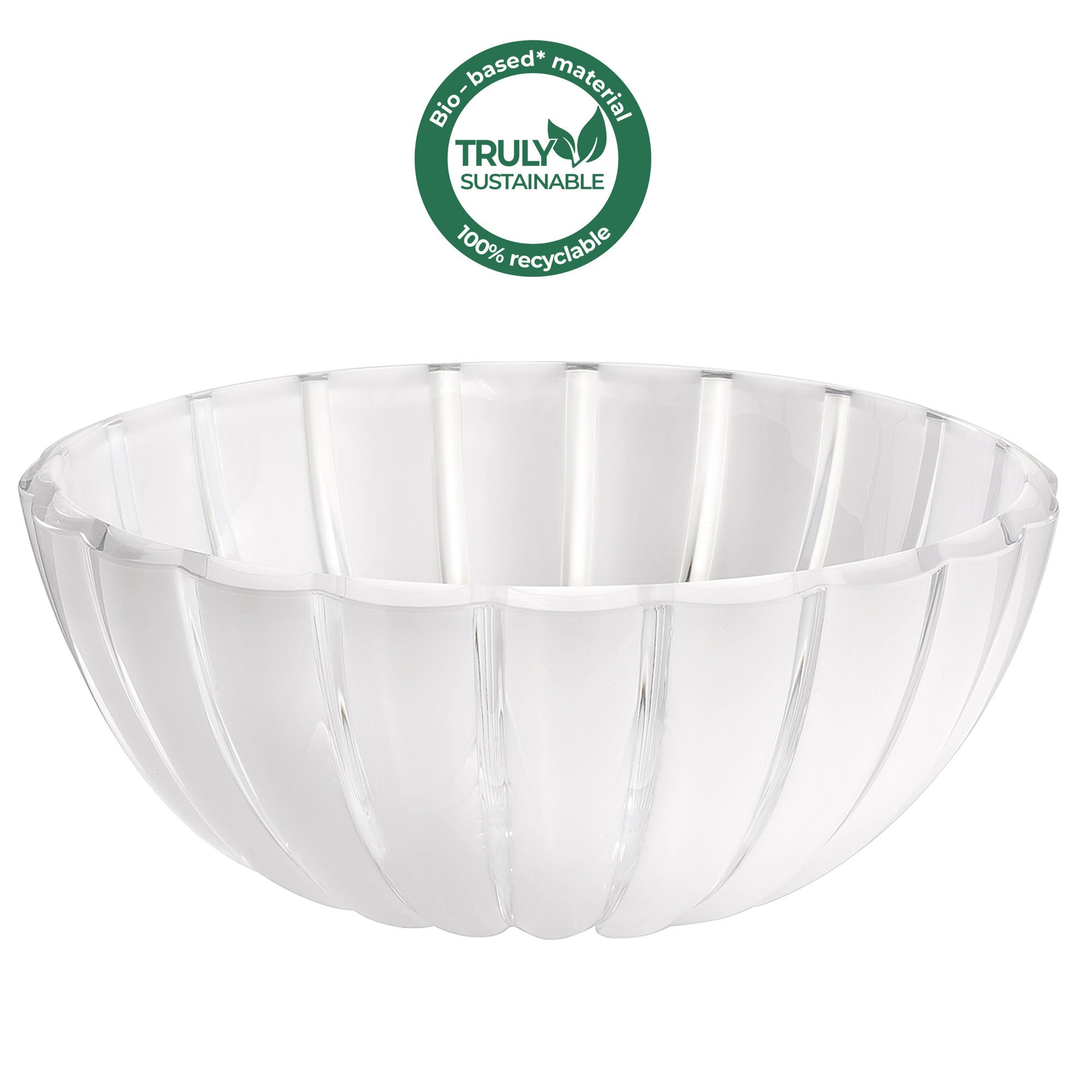 Dolcevita XL Bowl - Mother of Pearl Finish - Elegant Serving Bowl for Salads, Pasta & Desserts - Perfect for Dining & Entertaining