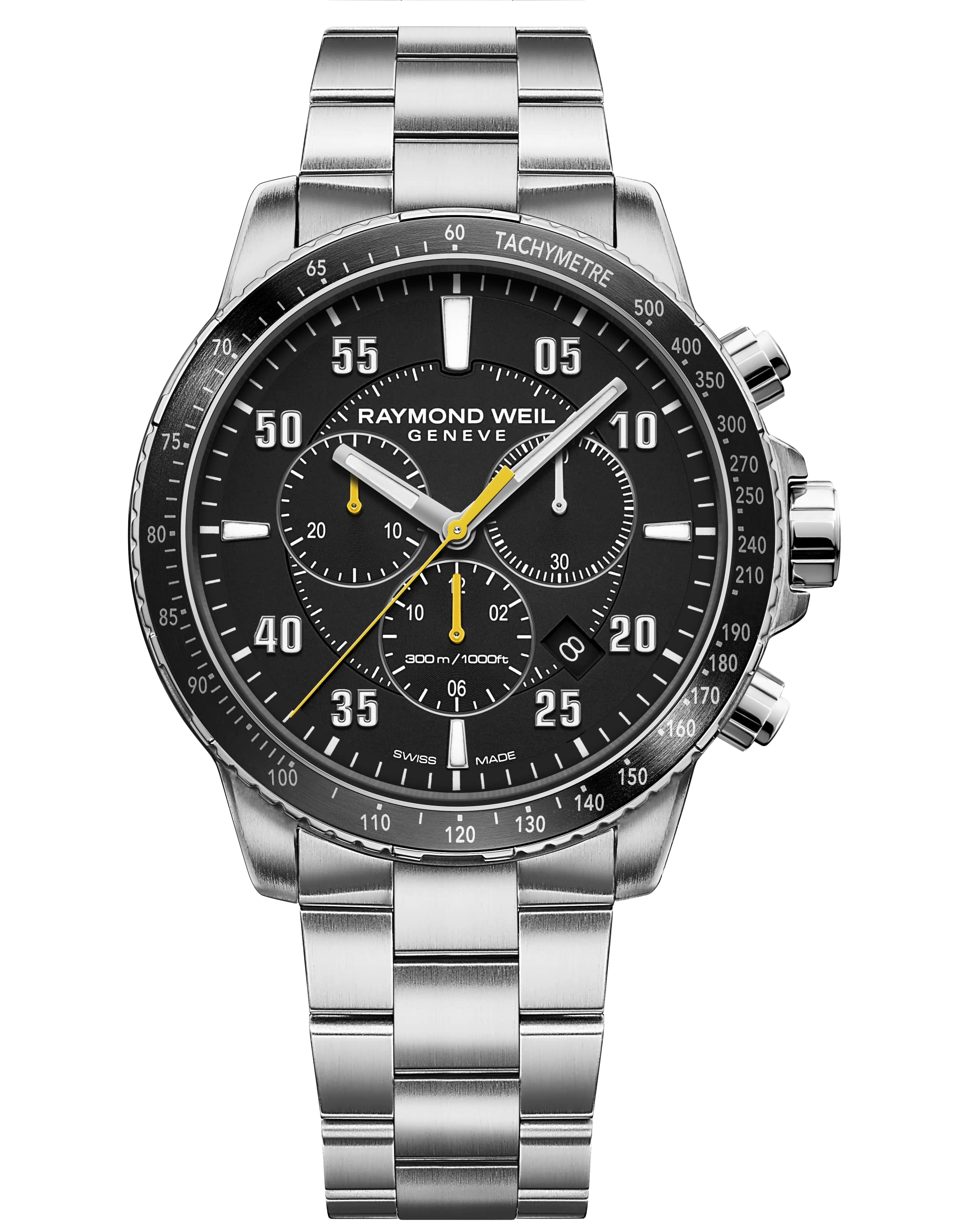 RAYMOND WEIL Men's Tango Quartz Watch - Luxury Swiss Timepiece with Stainless Steel Bracelet - Perfect for Business, Formal Events & Everyday Wear