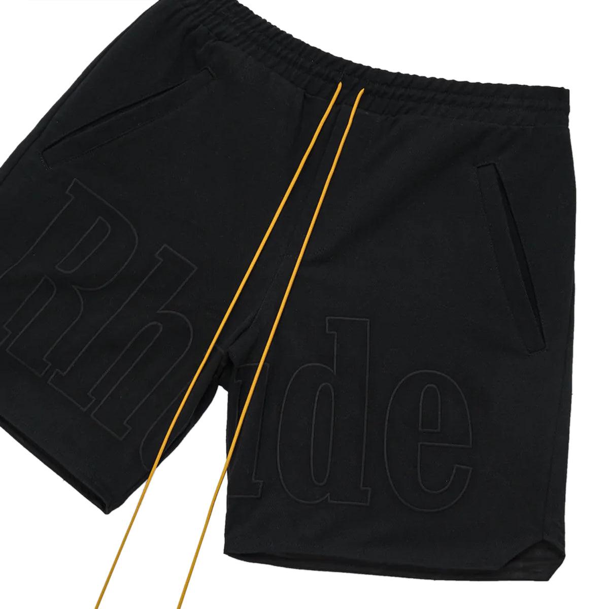 Custom Embroidered Twill Logo Shorts for Men & Women - Black Cotton Casual Shorts | Perfect for Summer, Gym, and Outdoor Activities
