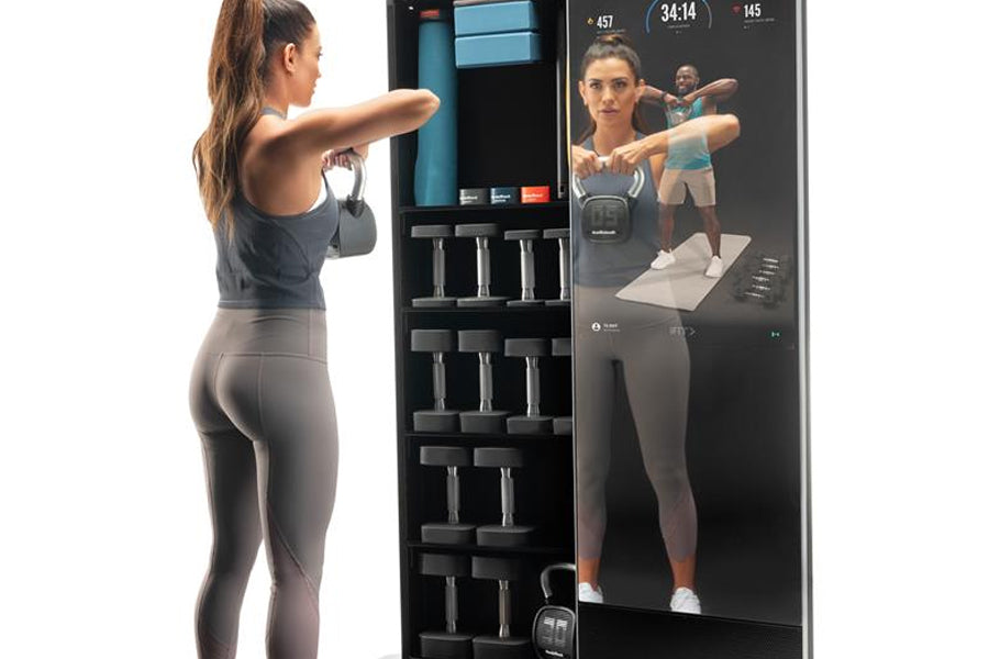 NordicTrack Vault Complete Home Gym Mirror - Interactive Smart Fitness Equipment for Full-Body Workouts | Perfect for Home Exercise, Yoga & Cardio Training