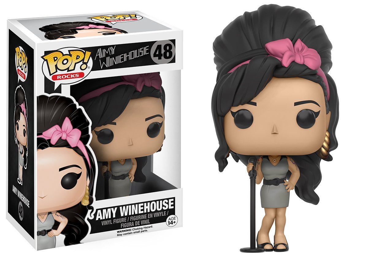 Funko Pop! Rocks: Amy Winehouse #48 Vinyl Collectible Figure with Protective Case - Music Icon Collectible for Display & Gift Giving