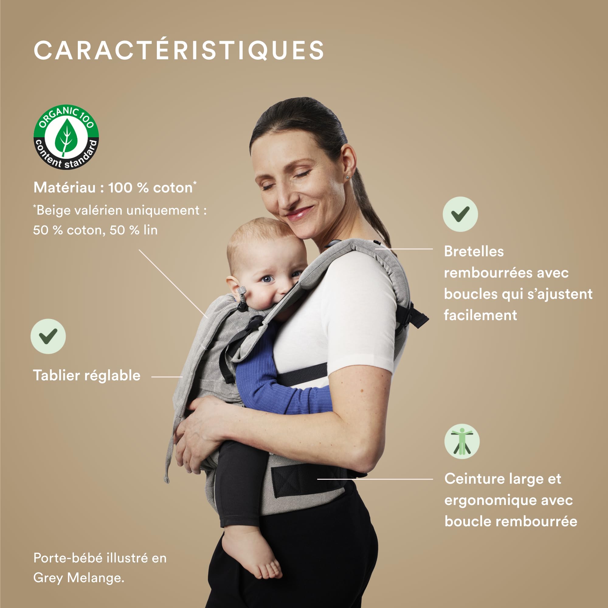 Stokke Limas Flex Baby Carrier, Leopard Lilac (OCS) - Full Buckle Ergonomic Carrier - 3 Carrying Positions - Safe for Babies 1 Month/4kg to 20kg - Perfect for Walks, Travel & Hands-Free Parenting
