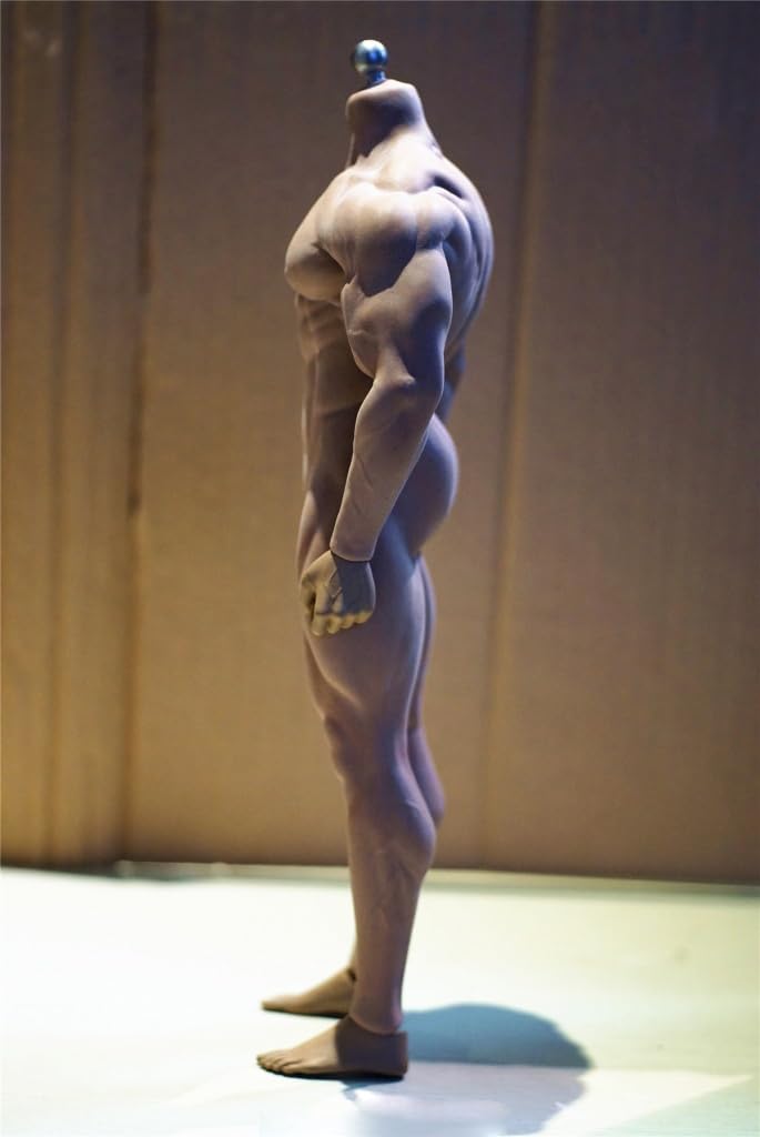 TBLeague 1/6 Scale Male Muscular Seamless Body Super Flexible Action Figure PL2016-M34 - Perfect for Collectors, Photography & Diorama Displays