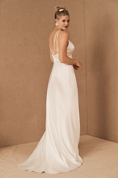Amsale Naida Gown - Elegant Wedding Dress for Brides | Perfect for Church Ceremonies & Formal Evening Events