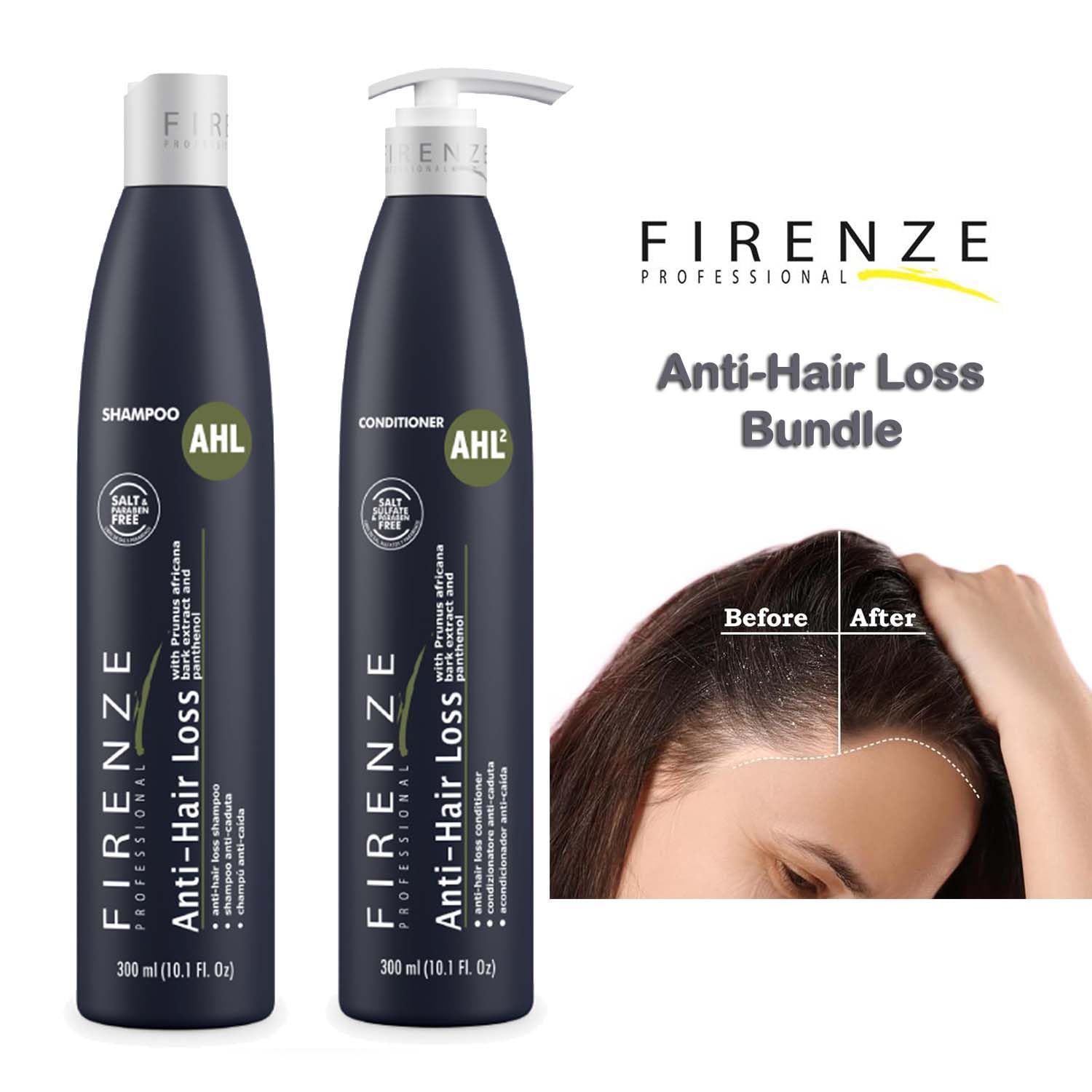 Anti-Hair Loss Bundle Set: Shampoo, Conditioner, Hair Gel & Leave-In Ampoules with Free Gift Bag - Prevent Hair Loss & Promote Hair Growth for Men & Women - Perfect for Daily Hair Care & Gifting
