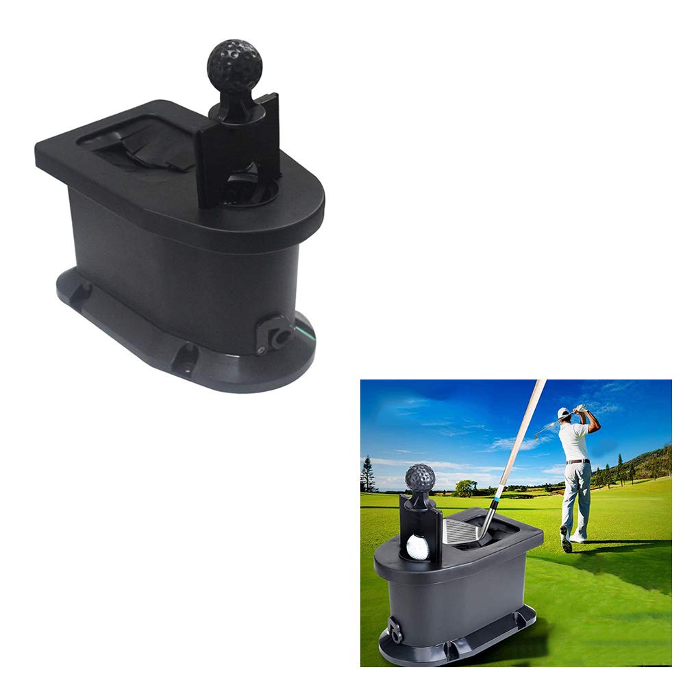 RLQ Golf Ball & Club Washer - Cart Mount Shaft Cleaner Wiper | Golf Accessories for Club Cleaning & Maintenance | Perfect for Driving Ranges & Course Carts