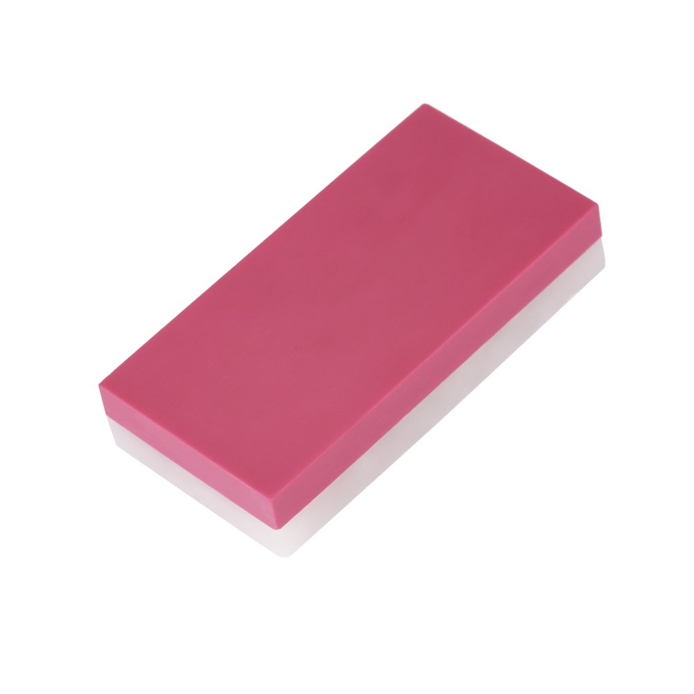 Premium Double Sided Whetstone - 3000/10000 Grit Ruby White Agate Sharpening Stone for Knives, Scissors & Tools | Professional Kitchen, Camping & Home Use