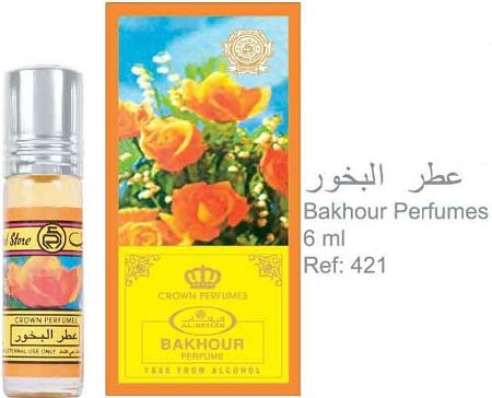 Al-Rehab Bakhour Perfume Oil - 6ml (.2 oz) - 24 Pack | Long-Lasting Arabian Fragrance for Home, Office & Special Occasions