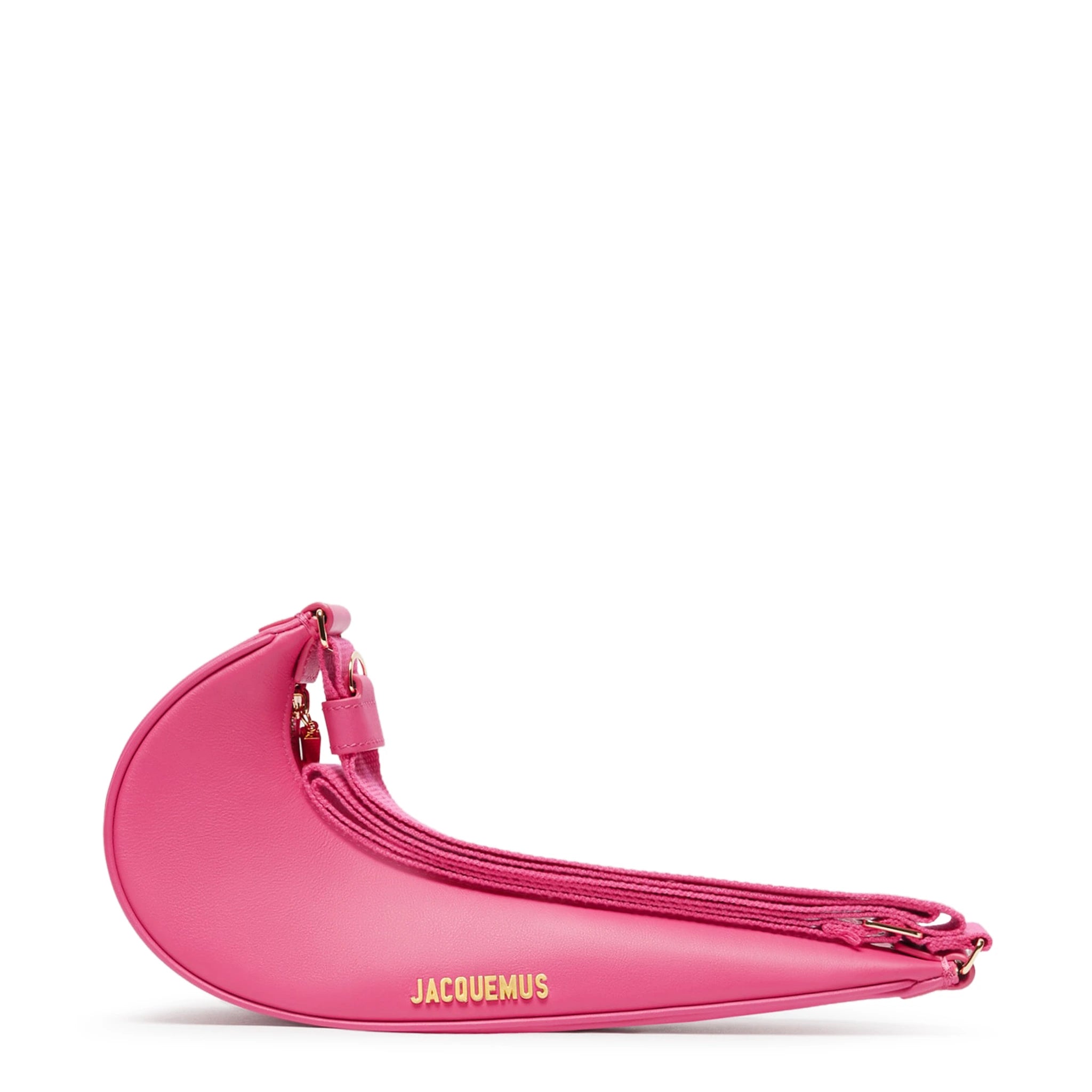 Jacquemus x Nike Le Sac Swoosh Small Dark Pink Crossbody Bag - Stylish & Compact for Everyday Use, Travel & Gym Essentials