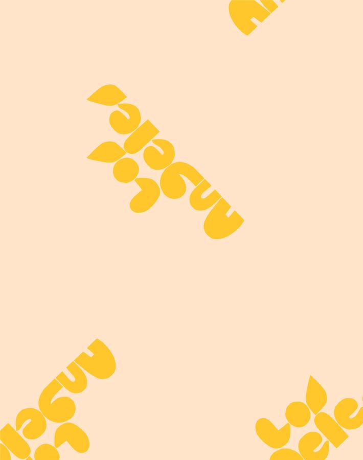 Clare V. Los Angeles Wallpaper - Marigold & Peach Floral Design for Home Decor | Perfect for Living Room, Bedroom & Office