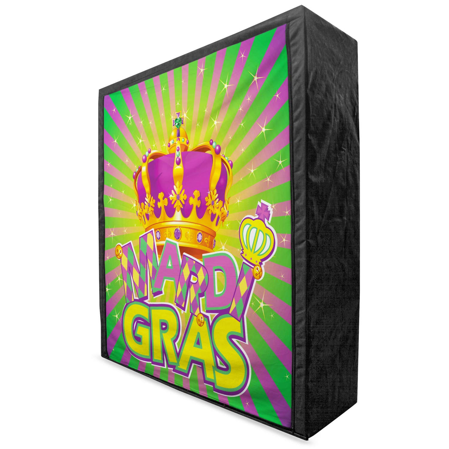 Ambesonne Mardi Gras Portable Fabric Wardrobe - 59