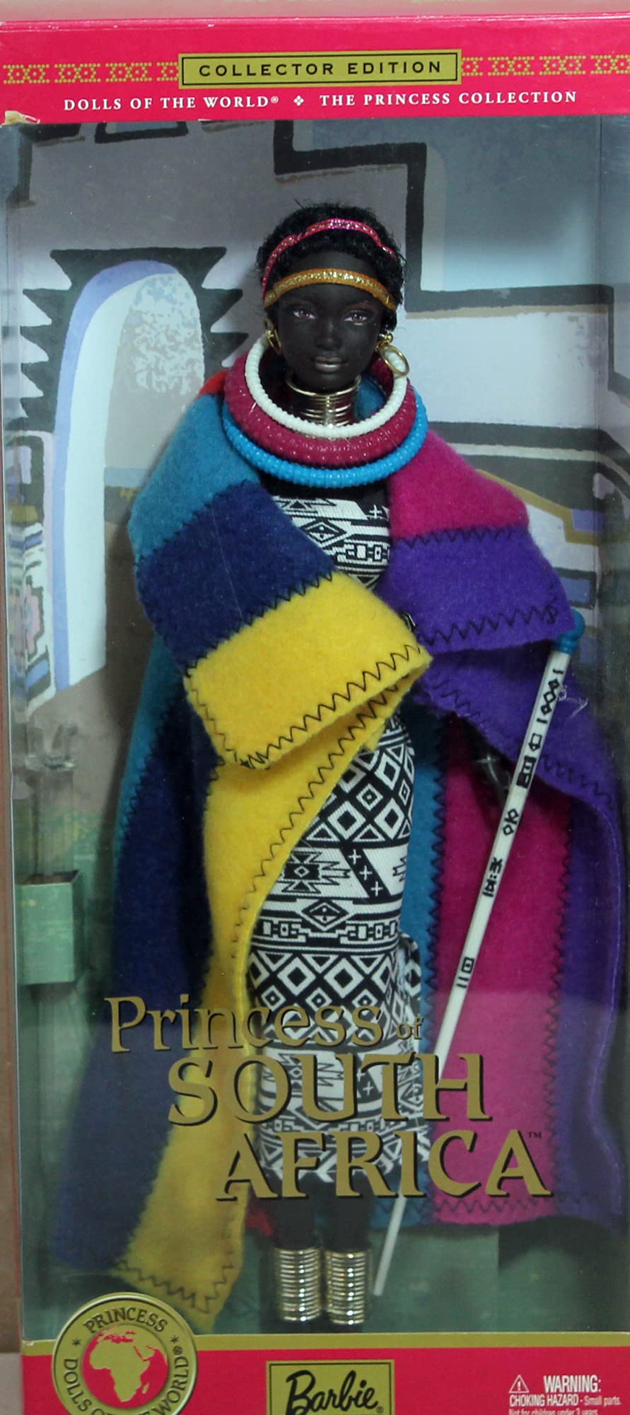 Princess of South Africa Barbie Doll | Authentic Cultural Collectible for Kids & Adults | Perfect for Gifts, Display & Play