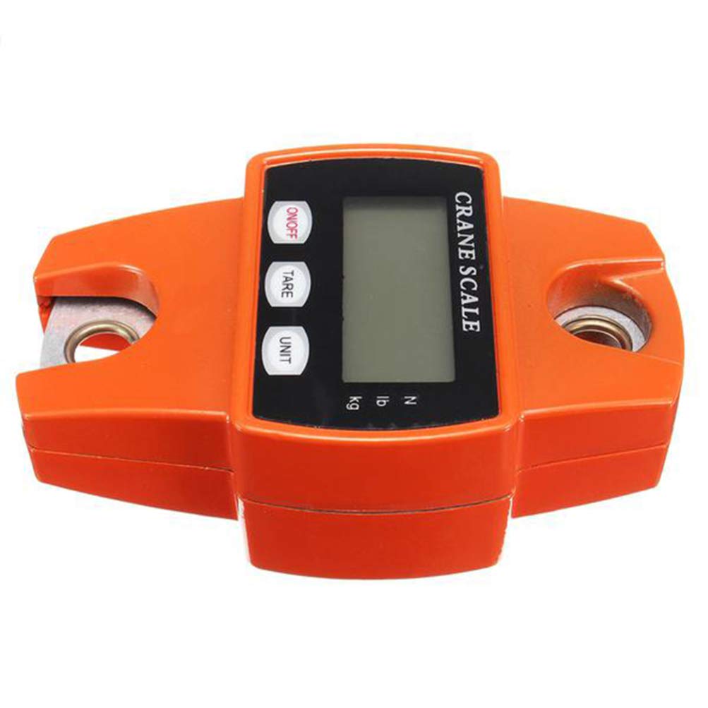 **Baluue Heavy Duty Digital Crane Scale - 1000lb Capacity Stainless Steel Hanging Scale for Fishing, Industrial Weighing & Outdoor Use - Portable Fish Scale with LCD Display for Hunting, Shipping & Warehouse**