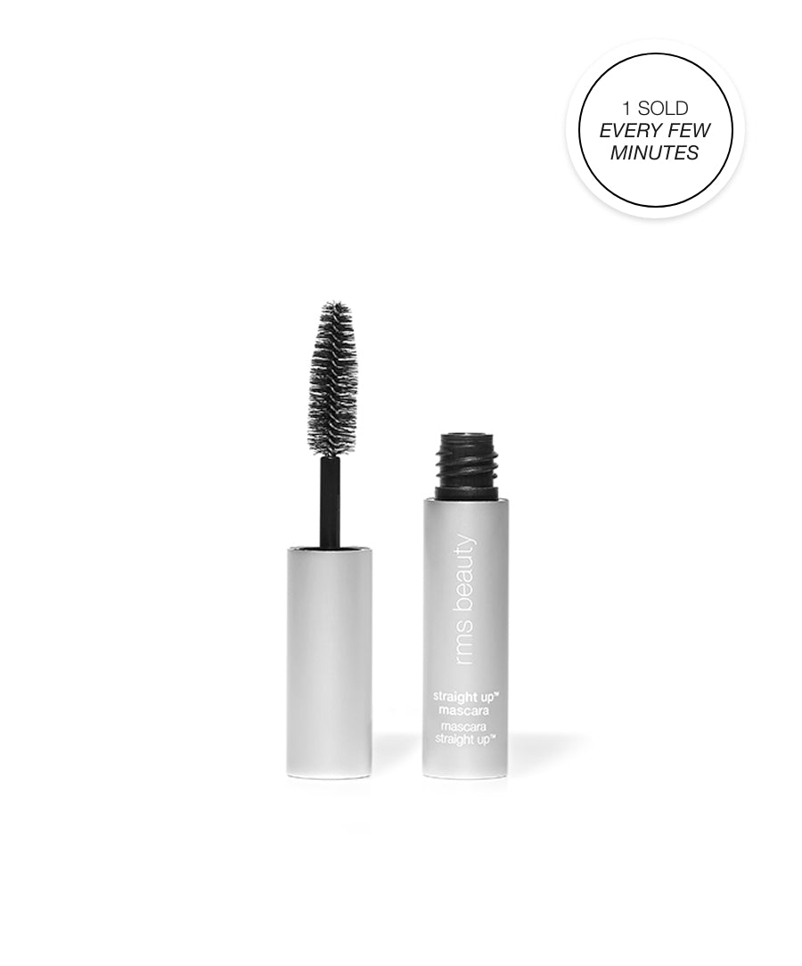 Straight Up™ Volumizing Peptide Mascara for Long Lashes - Waterproof & Smudge-Proof for Day & Night Wear - Perfect for Everyday Makeup & Special Occasions