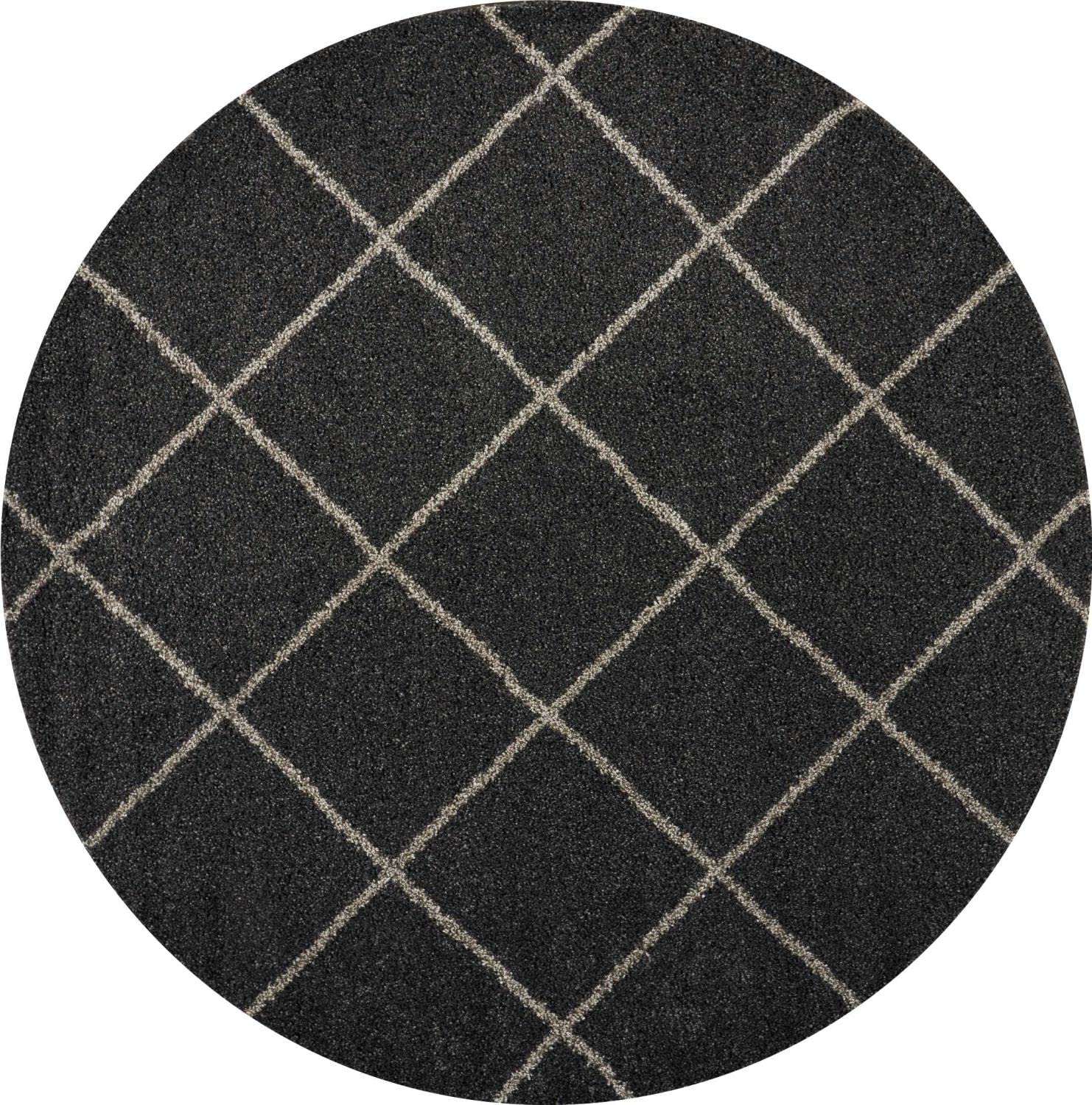 Nourison Brisbane Shag Charcoal 8'2