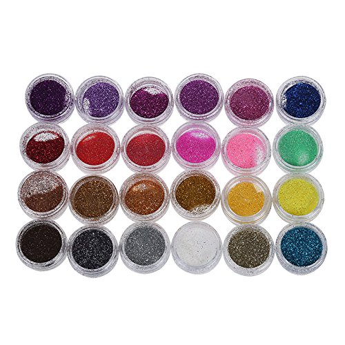 FOOTZ 24 Colors UV Gel Nail Polish Set - Long Lasting Salon Quality Nail Art Kit for Manicures, Pedicures & DIY Nail Designs at Home