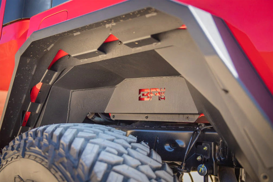 Jeep Gladiator JT Body Armor 4x4 Rear Fender Liners - Heavy Duty Off-Road Protection for Mud, Rocks & Trail Adventures