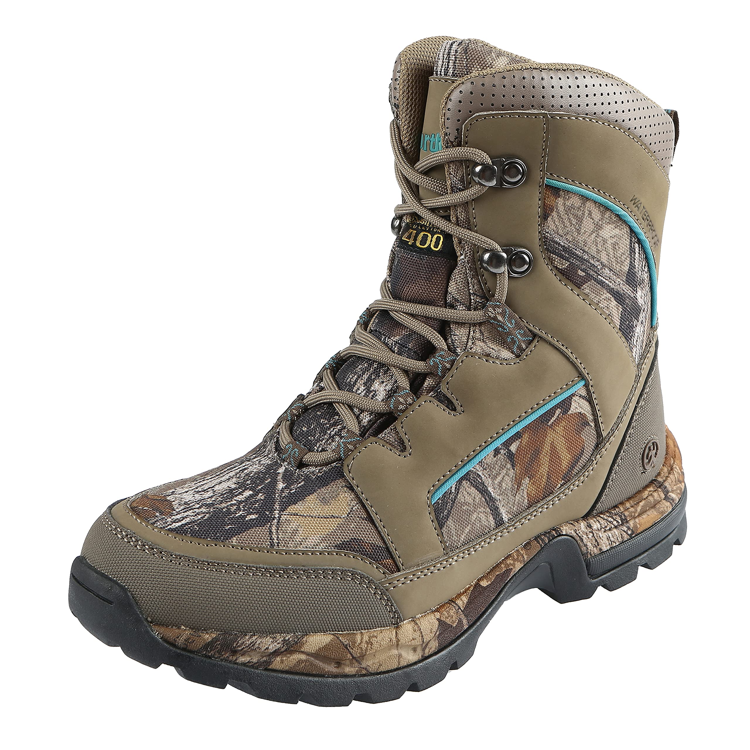Northside Women's Woodbury 800 Waterproof Insulated Hunting Boots - Warm Winter Snow Boots for Outdoor Hunting, Hiking & Cold Weather Activities