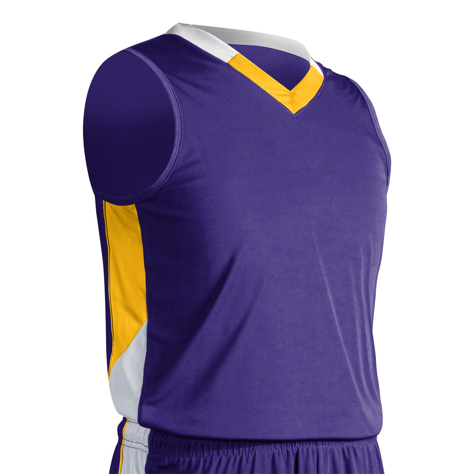 CHAMPRO Men's Rebel Adult Basketball Jersey - Breathable Mesh Uniform for Streetball & Team Games - Perfect for Training, Tournaments, and Casual Play