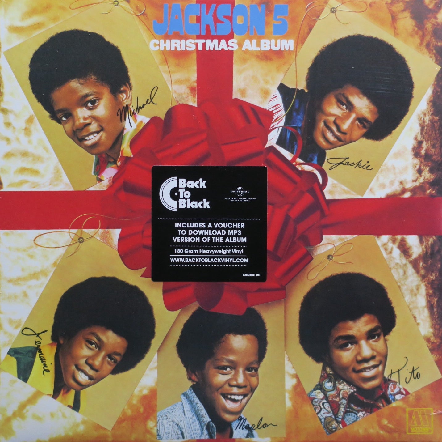 Jackson 5 'Christmas Album' 180g Vinyl LP Record - Holiday Music Gift for Christmas Party & Family Gatherings