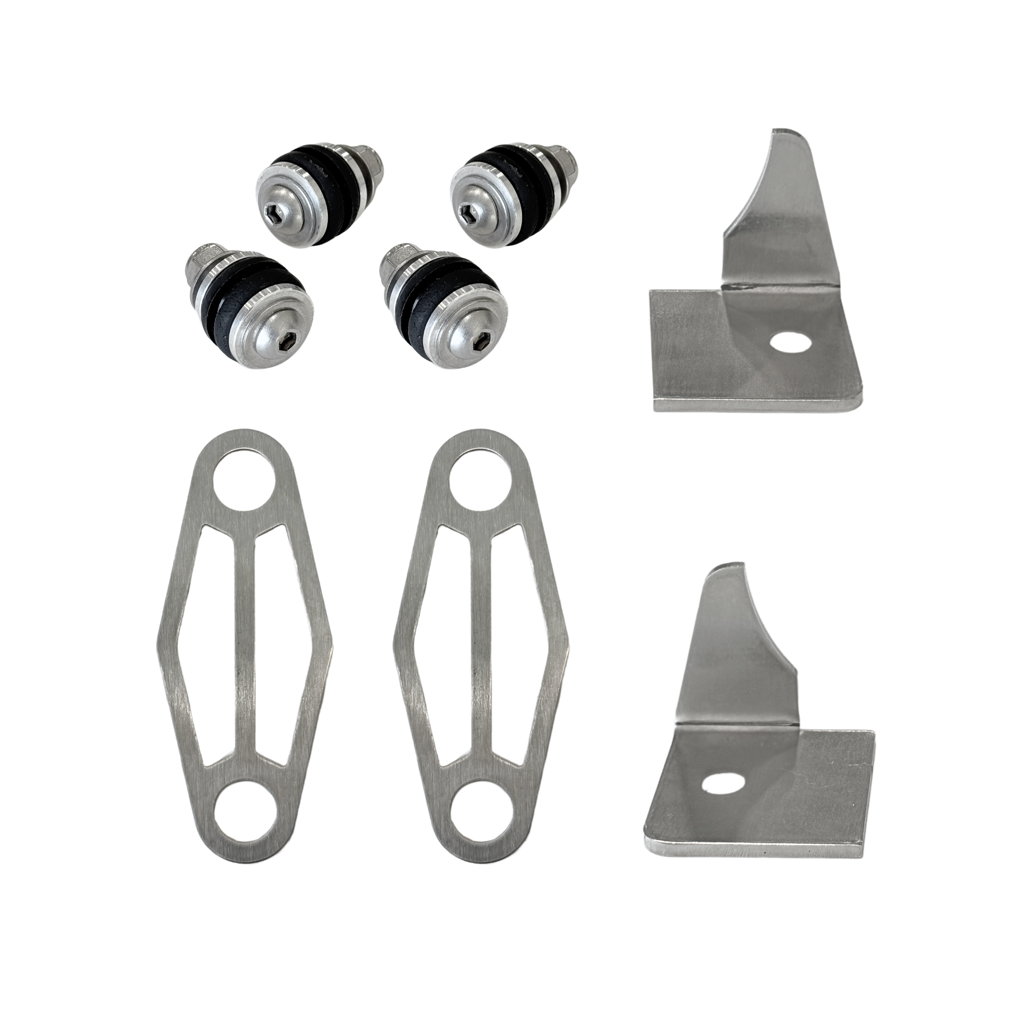 FFG High Temperature Exhaust Hangers - Heavy Duty Rubber Hangers for Automotive & Truck Exhaust Systems - Heat Resistant Up to 500°F - Perfect for Car, SUV, and Pickup Truck Repairs