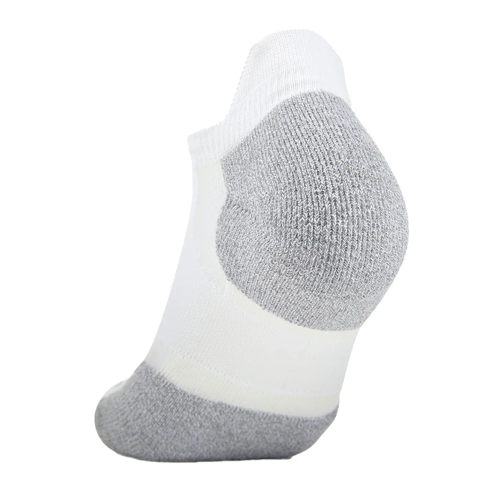 Experia TECHFIT Light Cushion No Show Tab Multisport Socks for Running, Tennis & Gym - Breathable Athletic Socks for Men & Women (White) - Perfect for Workouts, Sports & Everyday Comfort