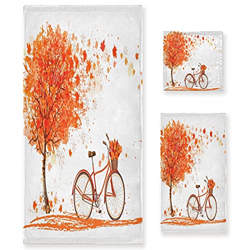 Fall Tree and Bicycle
