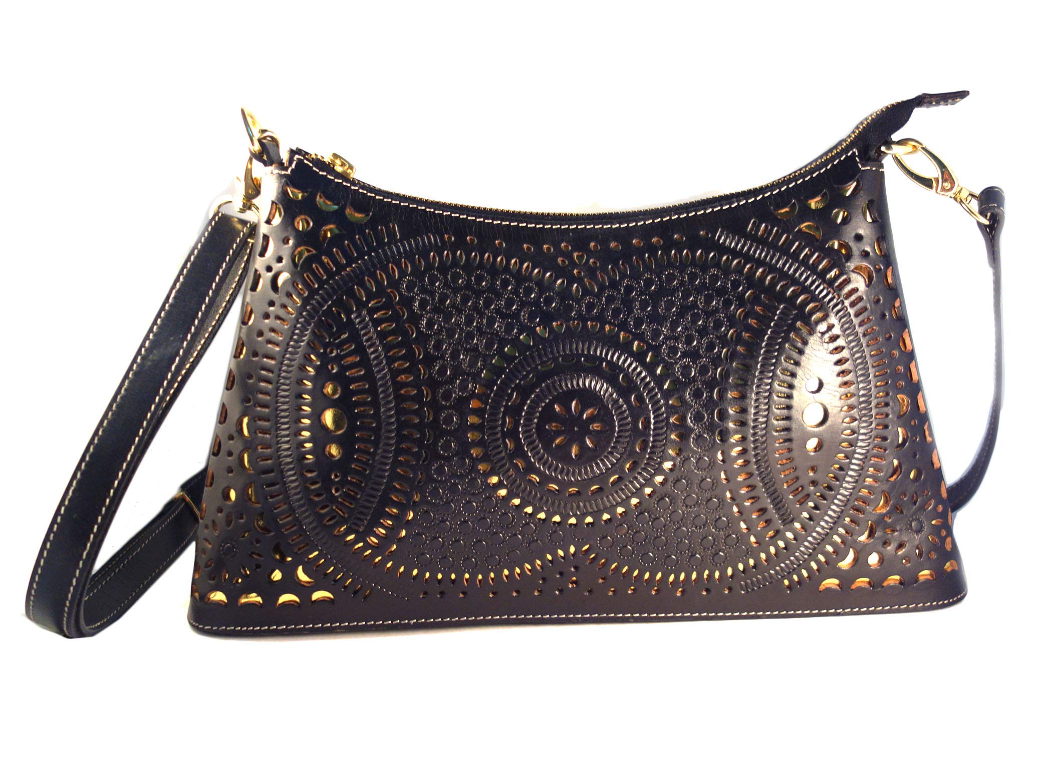 Genuine Leather Crossbody Bag for Women - Vintage Handmade Leather Purse with Adjustable Strap - Perfect for Parties, Travel & Everyday Use