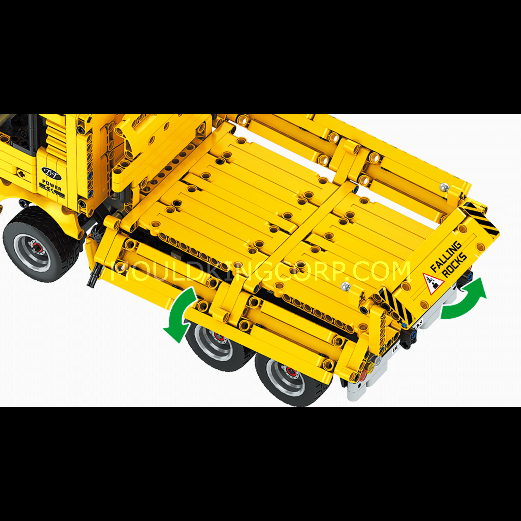 MOULD KING 15025 Remote Control Dump Truck Building Kit - 1,012 Pieces STEM Construction Toy for Kids & Adults | Perfect for DIY Projects, Birthday Gifts & Collectors Display