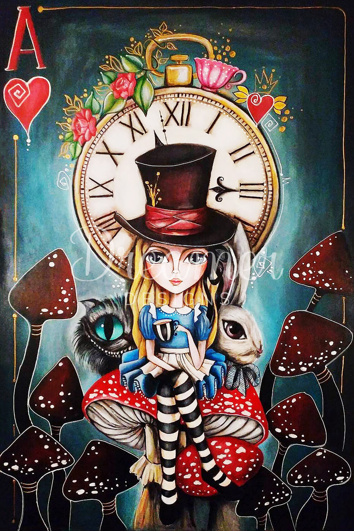 Ace of Alice - Premium Playing Cards for Magic Tricks, Poker & Cardistry | Perfect for Game Nights, Collectors & Professional Performers