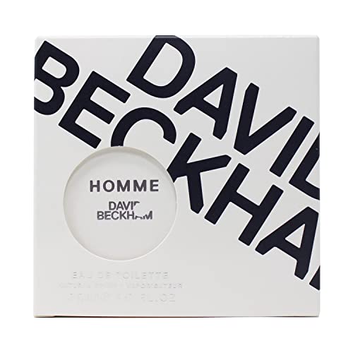 David Beckham Homme Men's Eau de Toilette Spray - 2.5 oz | Fresh Woody Fragrance for Day & Night Wear | Perfect for Work, Date Night & Special Occasions