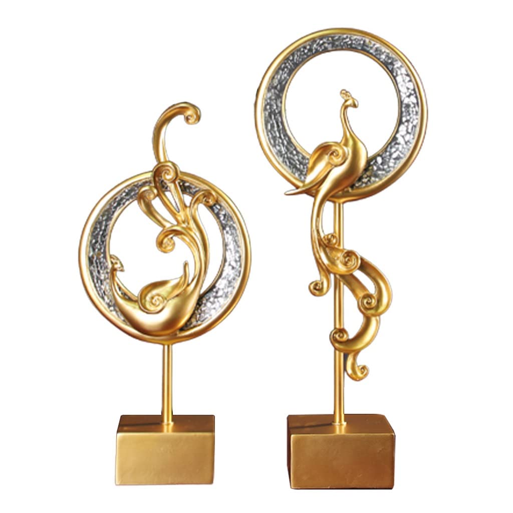 Vintage Chinese Sculpture Crafts - Handmade Retro Room & Desktop Decor, Living Room TV Cabinet Art, Unique Wedding Gifts (Color C) | Perfect for Home Decor, Housewarming & Anniversary Presents