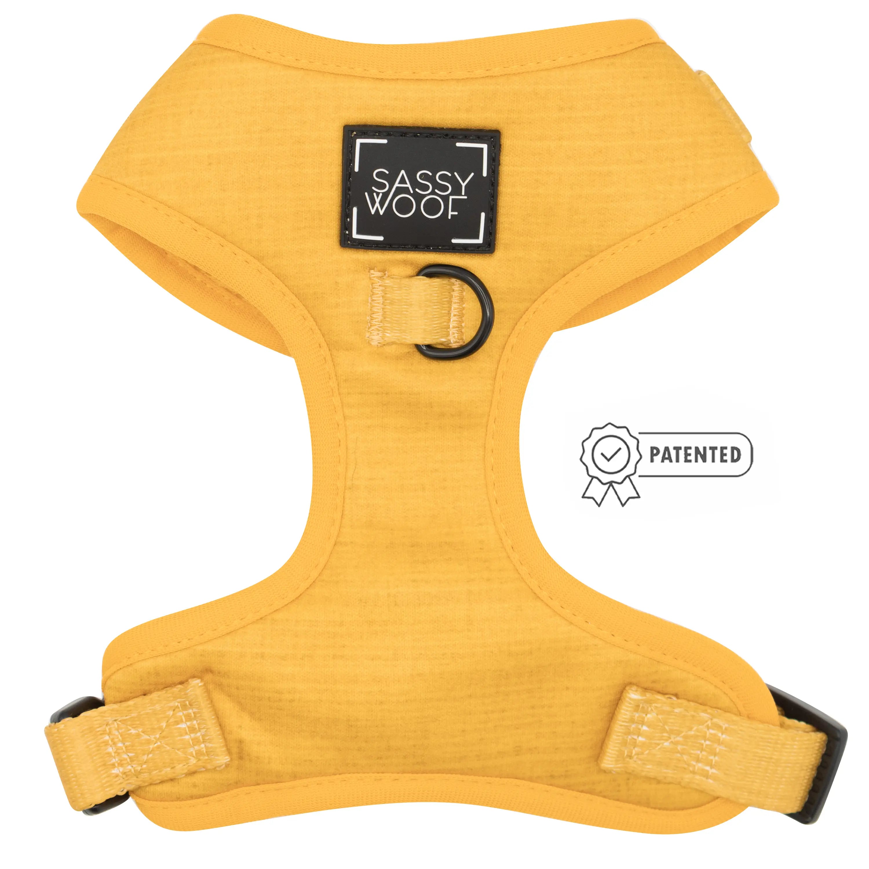 Sassy Woof Adjustable Dog Harness for Small Medium Large Dogs - Reflective & Breathable Pet Vest with 4 D-Ring Leash Attachments (Multiple Colors) - Perfect for Walking, Running, and Outdoor Adventures