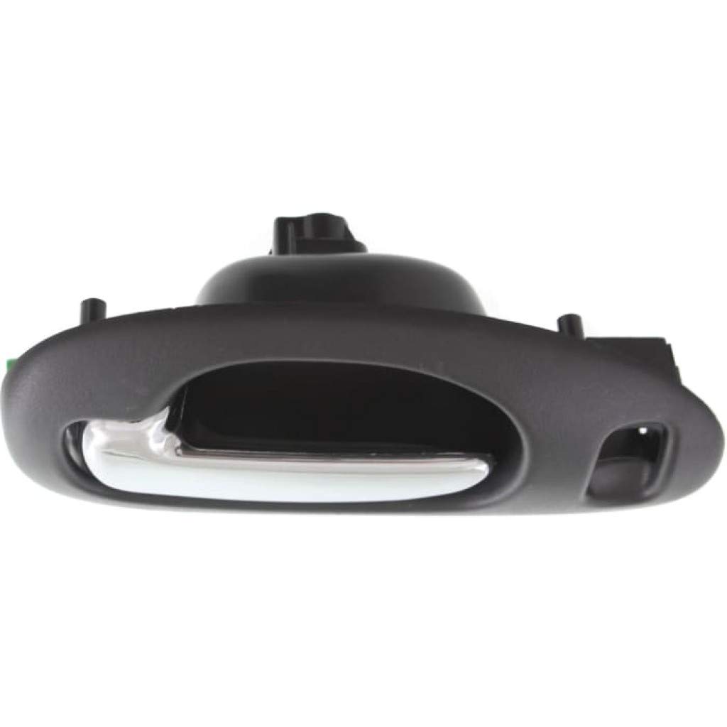 KarParts360 Replacement Interior Door Handle for 1999-2001 Chrysler LHS - Driver Side Front Black Bezel with Chrome Lever (Includes Door Lock Hole) | Base Trim | Perfect for Car Door Repair & Restoration
