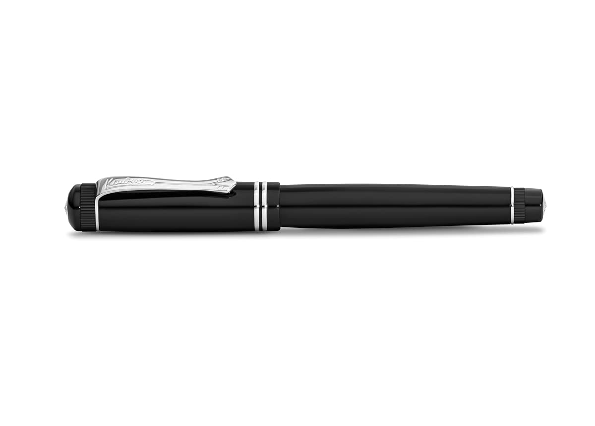 Kaweco DIA2 Chrome Gel & Ballpoint Pen Set - Classic Design with 0.7mm Ceramic Ball Rollerball Refill - 16cm Nostalgic Acrylic Gel Roller Pen for Office, Journaling & Gift Giving