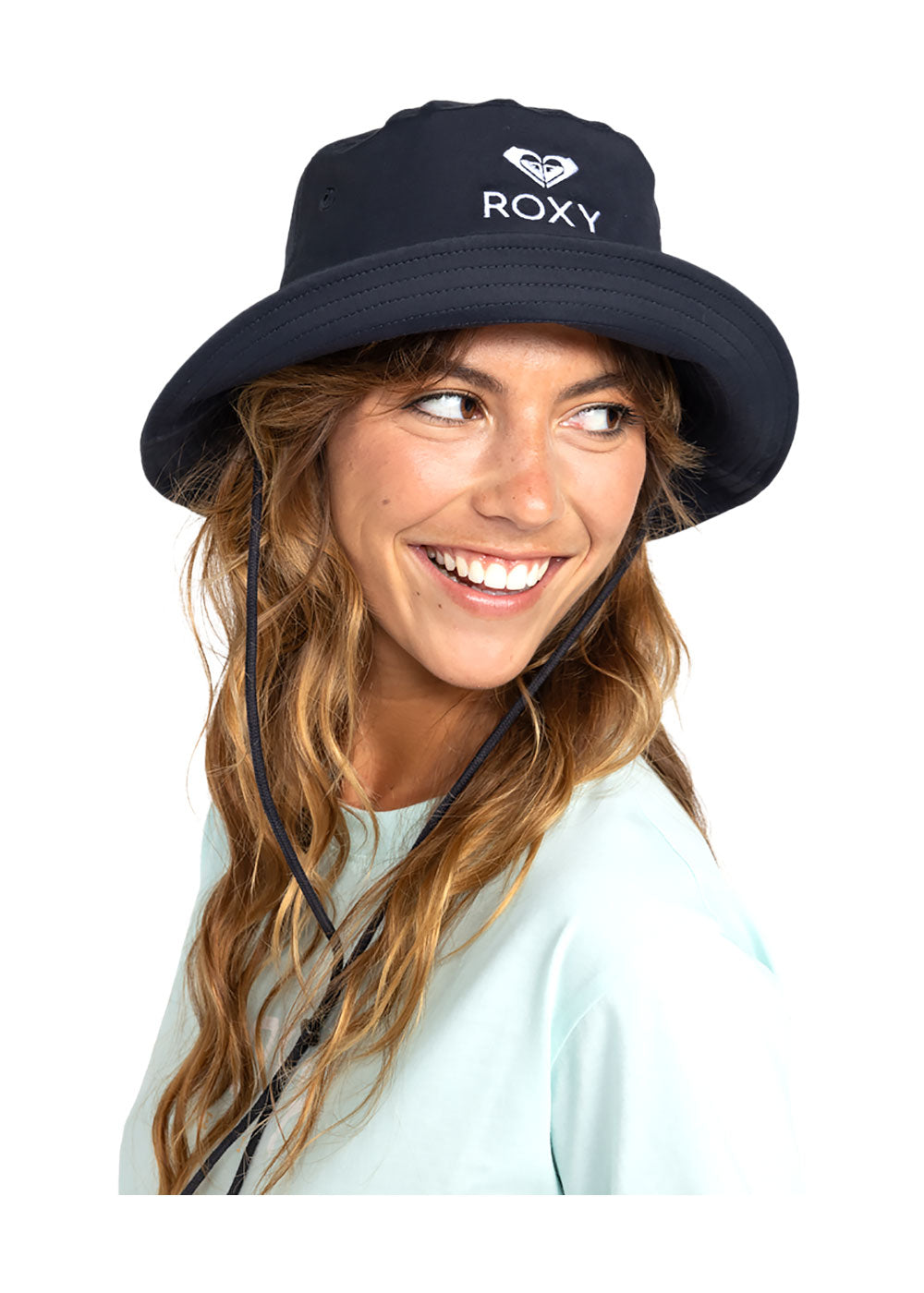 Roxy Women's Bucket Hat - UPF 50+ Sun Protection, Adjustable Chin Strap, Lightweight & Breathable for Beach, Hiking, and Outdoor Activities
