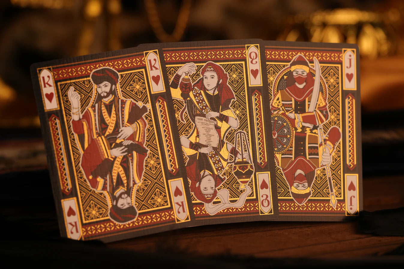 1001 Nights Playing Cards - 3D Nocturne Signature Edition Deck for Magic Tricks, Cardistry & Collectors | Premium Quality Poker Cards for Game Nights & Professional Performances